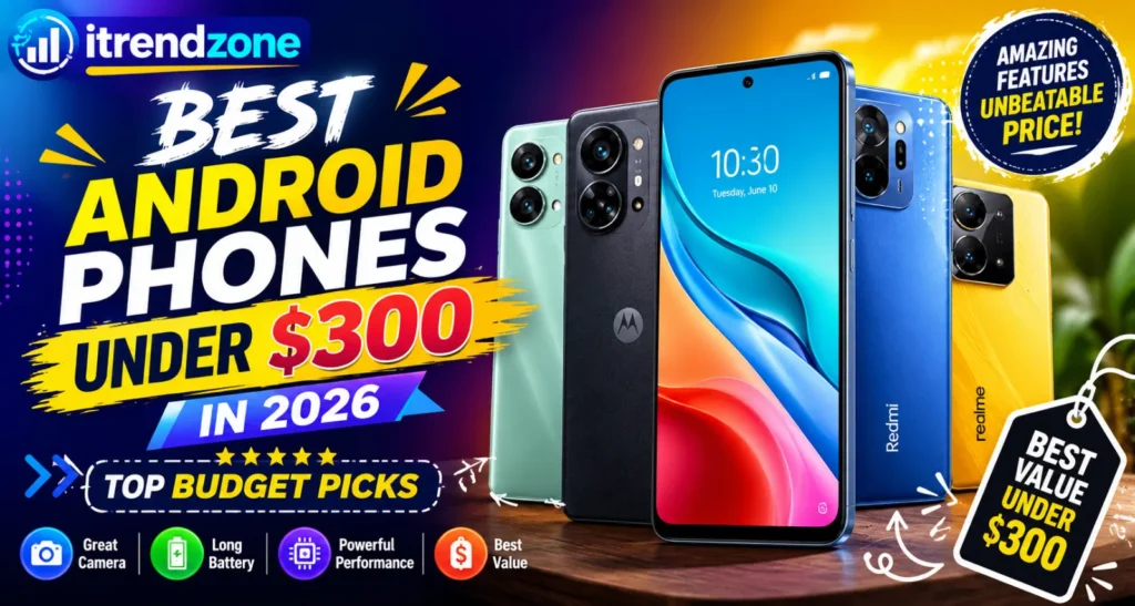 Best Android Phones Under $300 in 2026