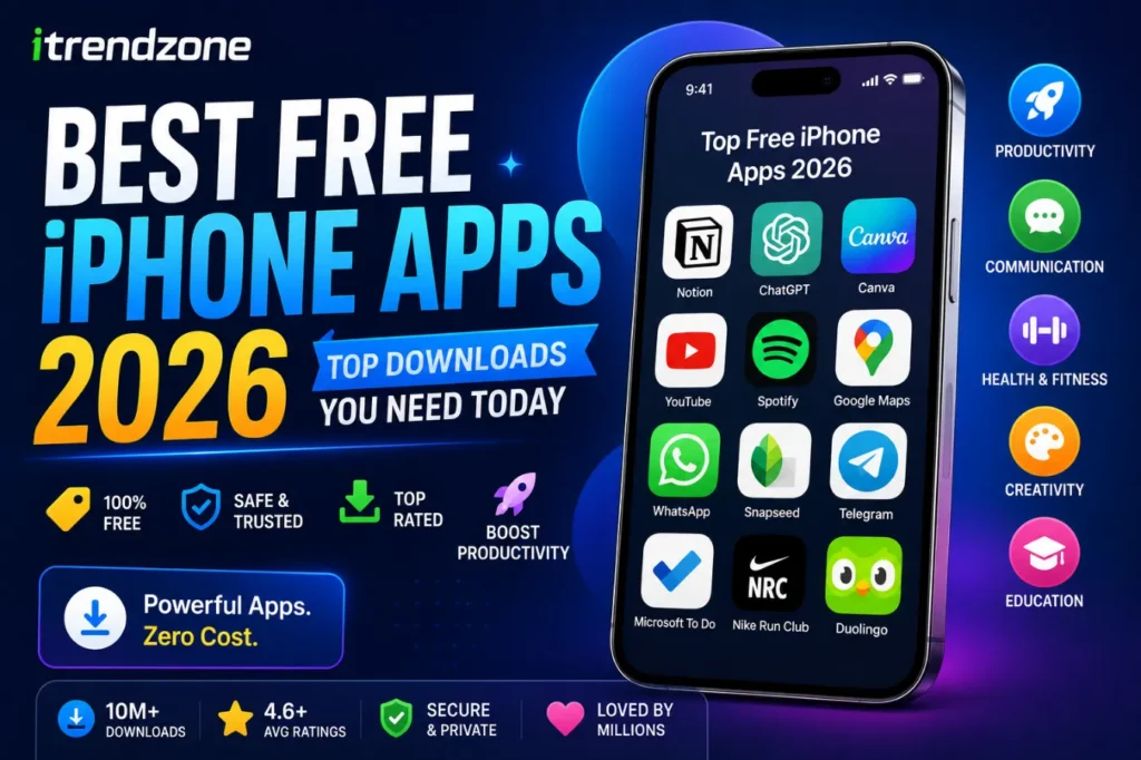 Best Free iPhone Apps 2026