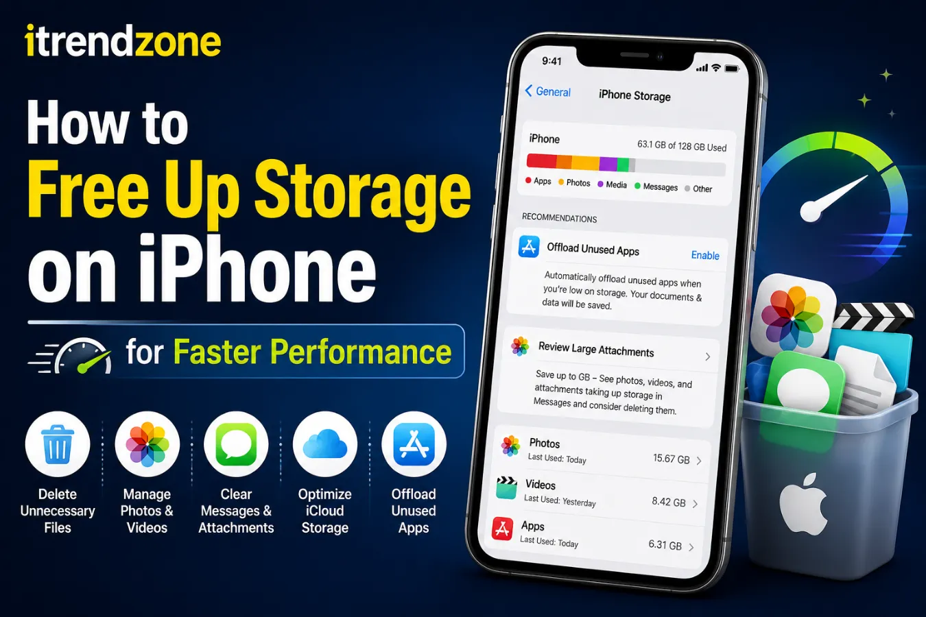 Free Up Storage on iPhone