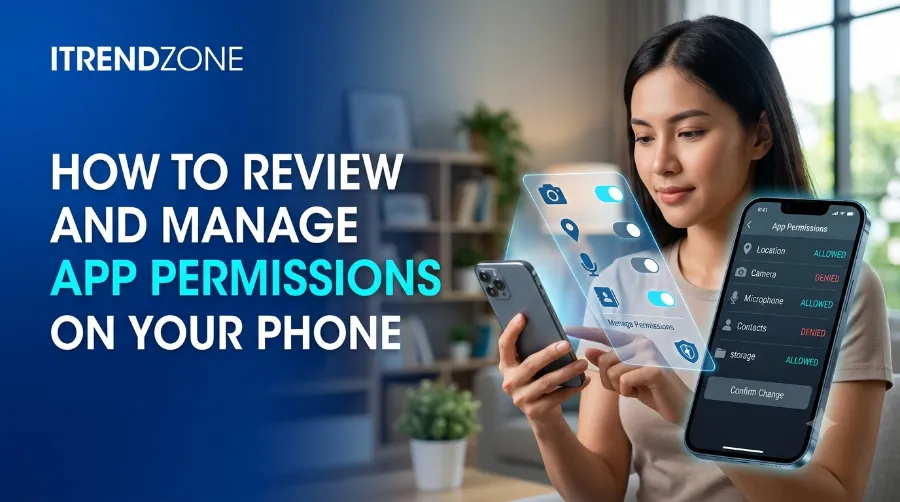 how to review and manage app permissions on phone