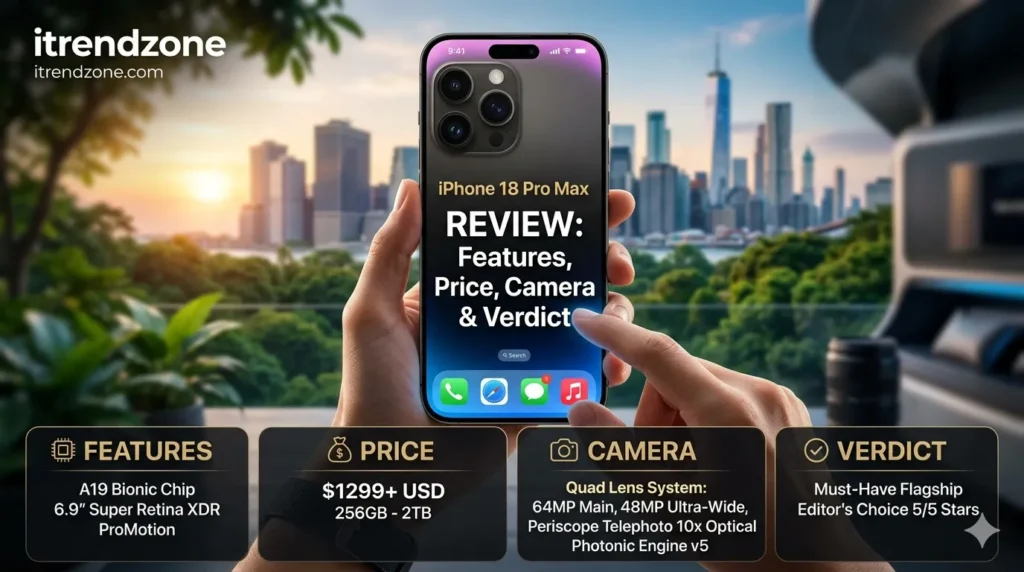 iPhone 18 Pro Max Review: Features, Price, Camera & Verdict