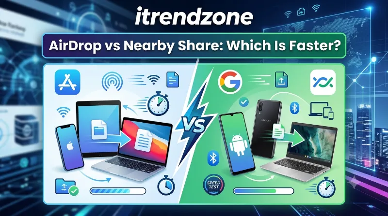 airdrop vs nearby share which is faster