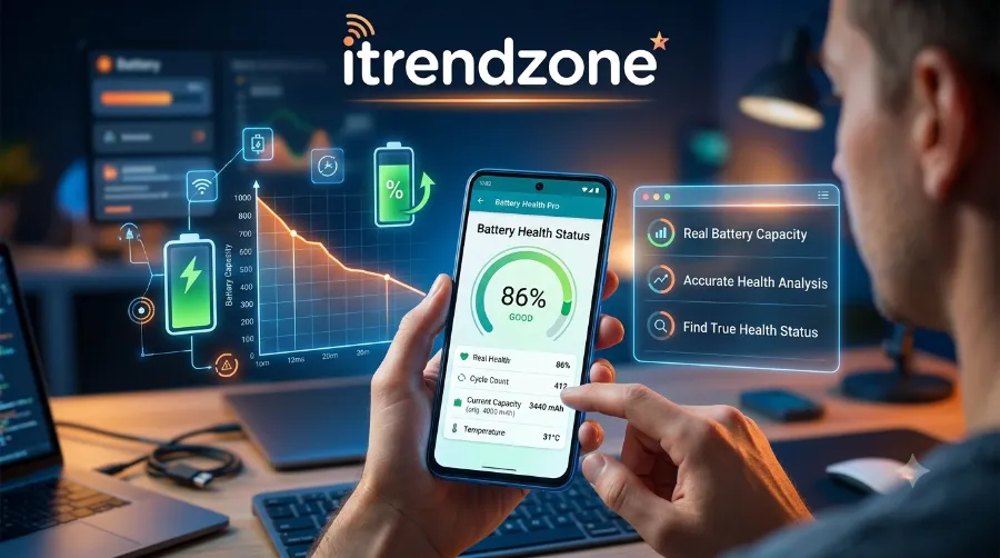 check real battery health on Android phone