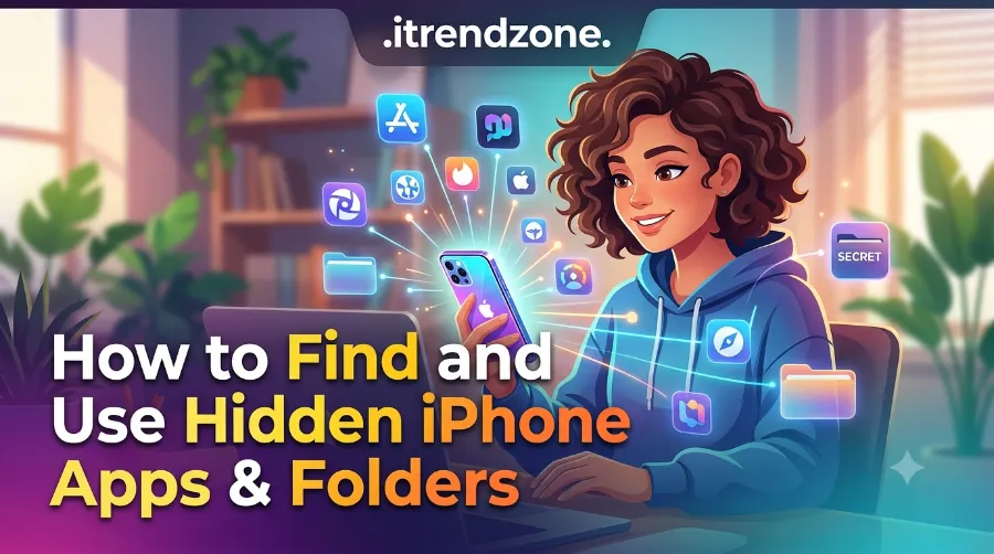 hidden iPhone apps and folders