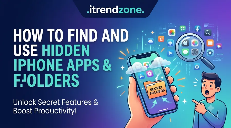 hidden iPhone apps and folders