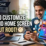 how to customize android home screen without root