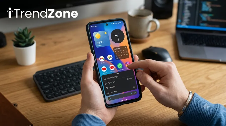 how to customize android home screen without root