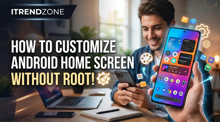 how to customize android home screen without root