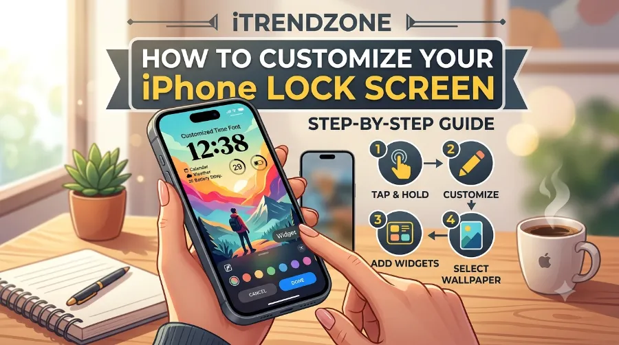 how to customize iphone lock screen step by step