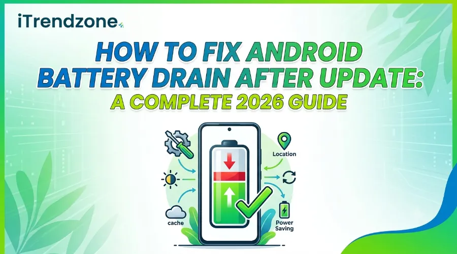  how to fix android battery drain after update