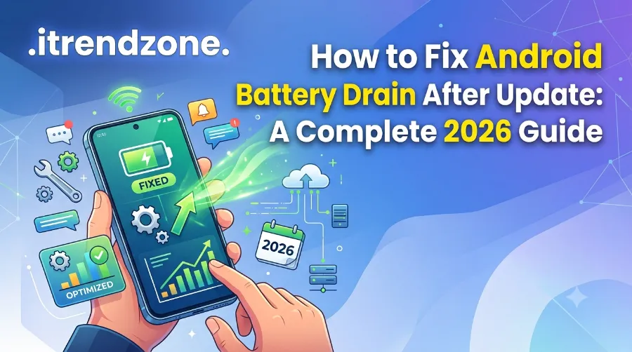 how to fix android battery drain after update