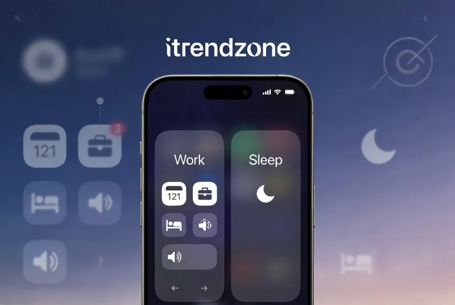 how to set up iPhone Focus Mode for work and sleep