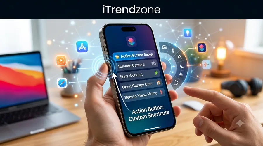 how to use iPhone Action Button for custom shortcuts