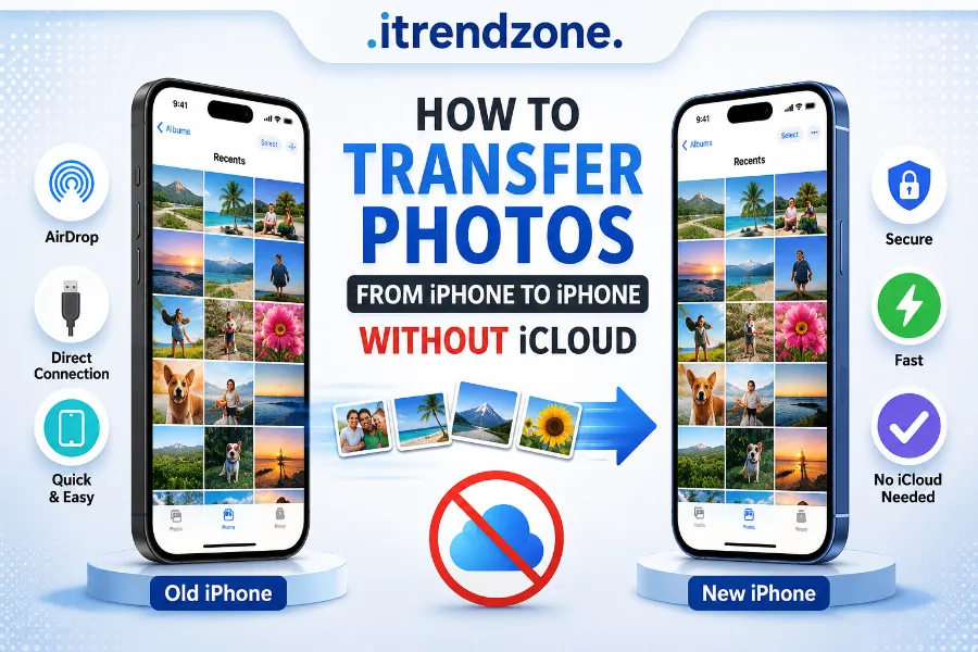 iPhone photo transfer without iCloud