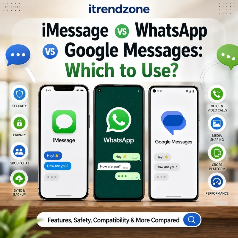 imessage vs whatsapp vs google messages comparison
