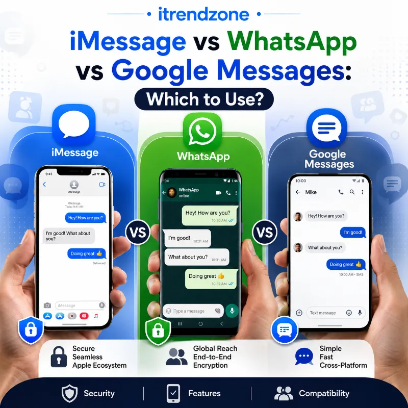 imessage vs whatsapp vs google messages comparison