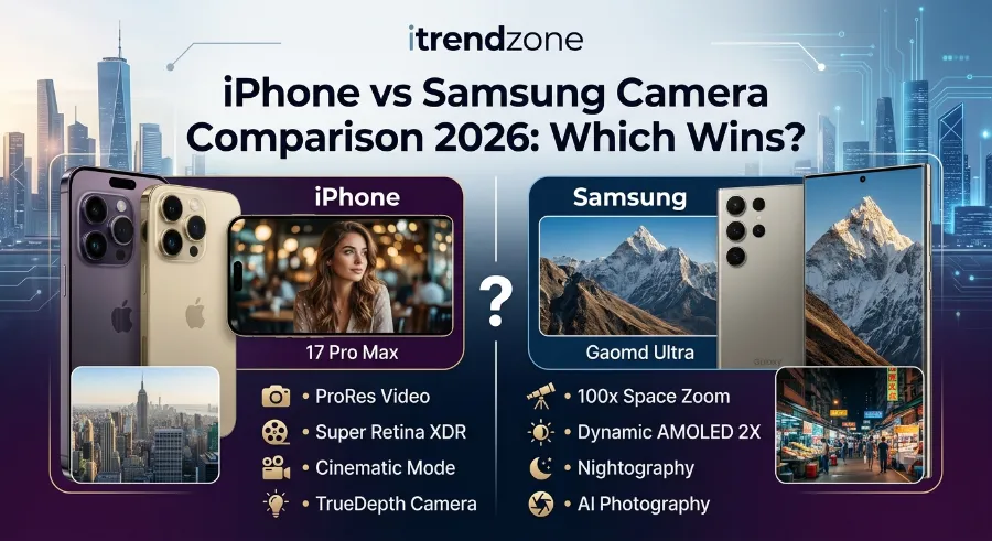 iphone vs samsung camera comparison 2026