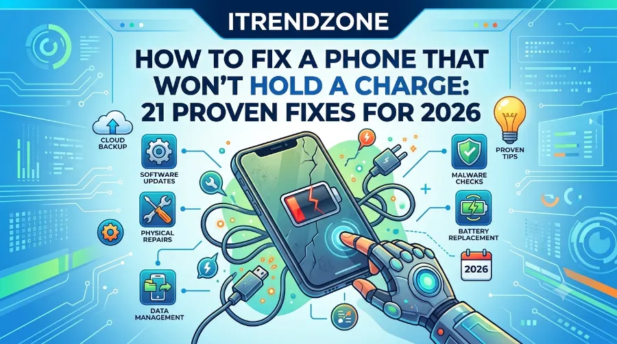 phone won't hold a charge