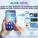add android home widgets