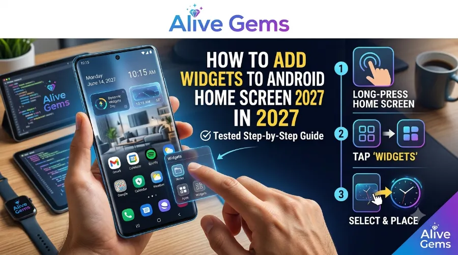 add android home widgets