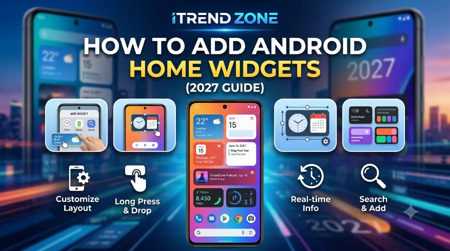 add android home widgets