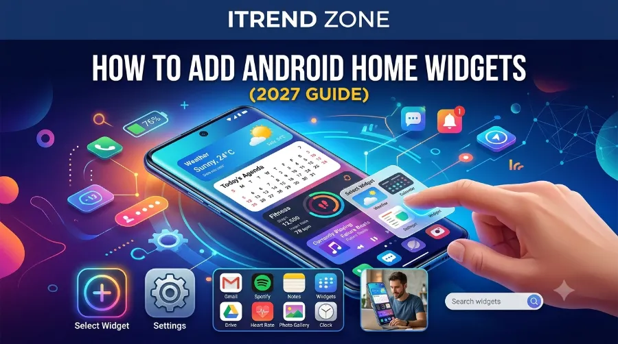 add android home widgets