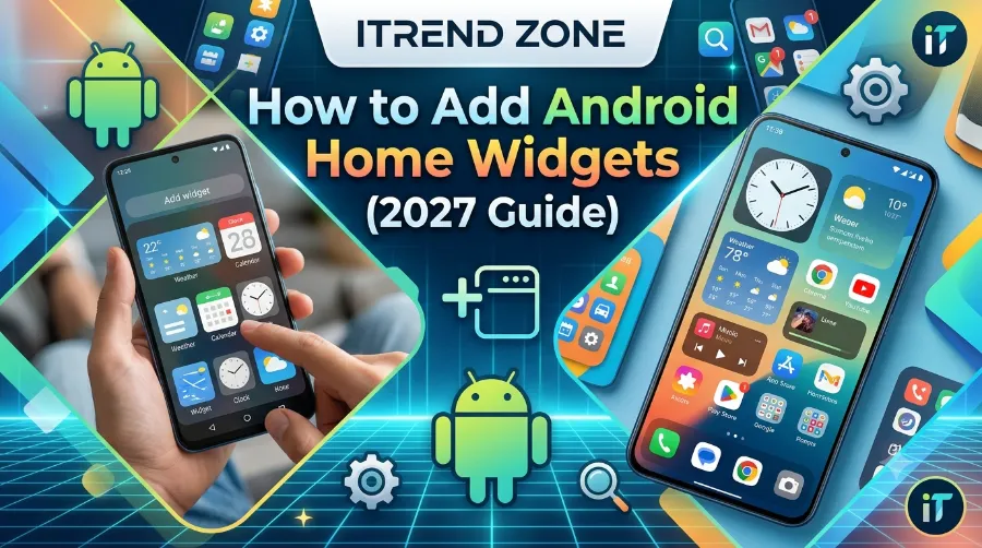 add android home widgets