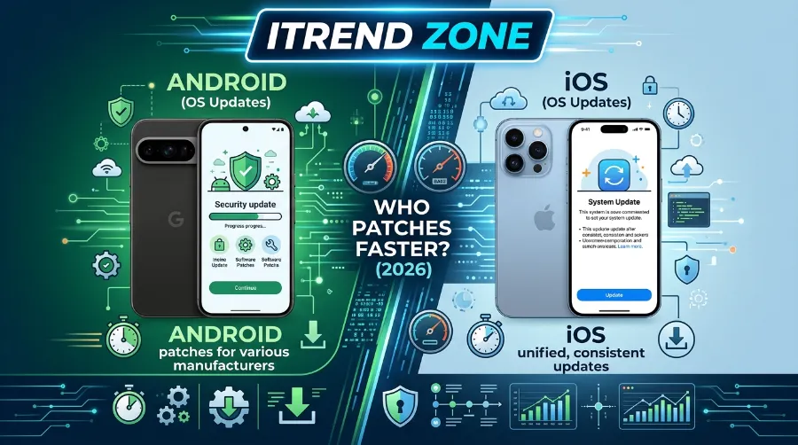 android ios security updates comparison
