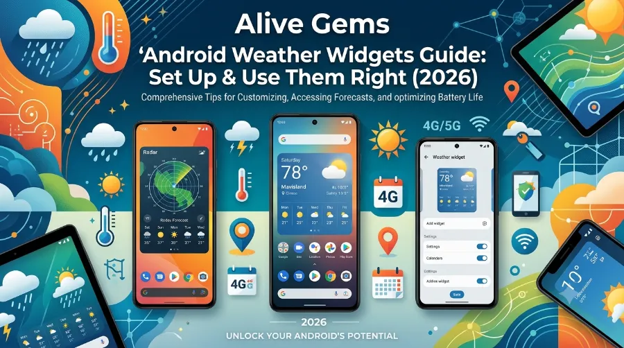 android weather widgets guide