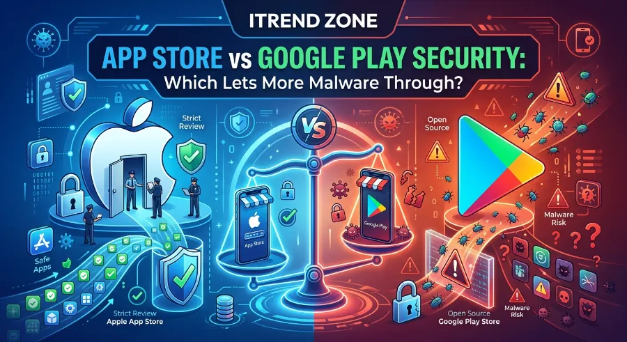 app store vs google play security