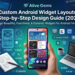 custom android widget layouts