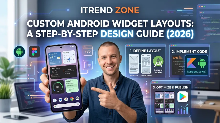 custom android widget layouts