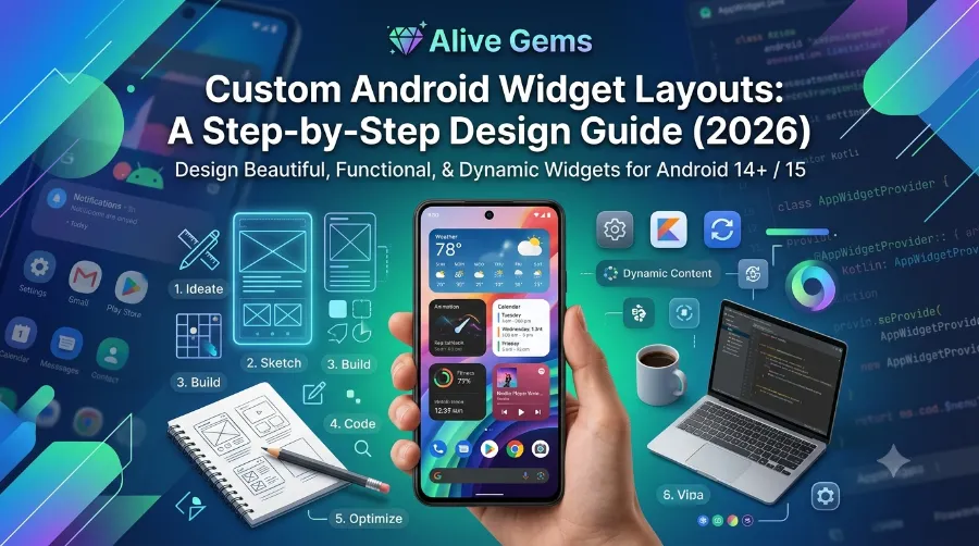 custom android widget layouts