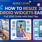 resize android widgets easily