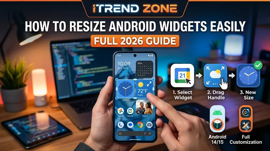 resize android widgets easily