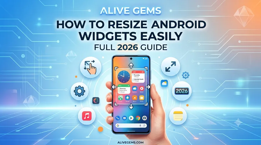 resize android widgets easily