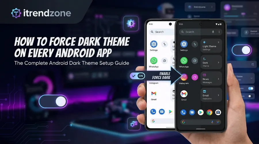 android dark theme setup