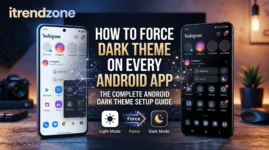 android dark theme setup