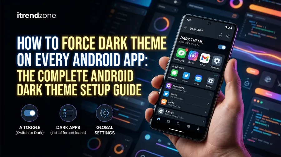 android dark theme setup