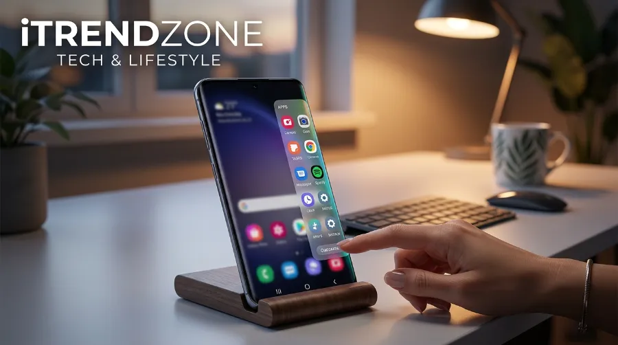 android edge panel setup