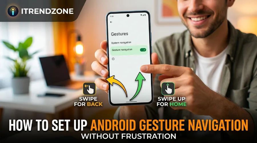 android gesture navigation setup