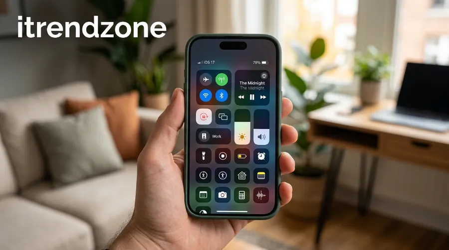 customize iphone control center