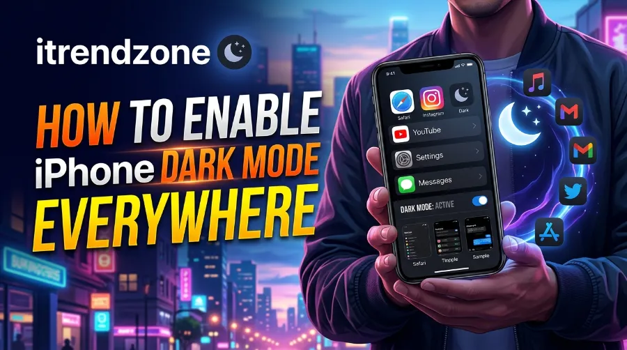 enable iphone dark mode