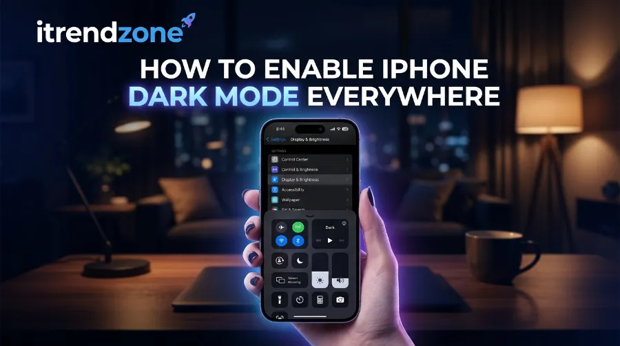 enable iphone dark mode