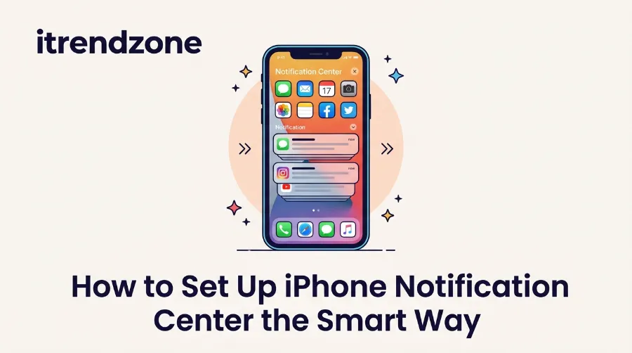 iphone notification center setup