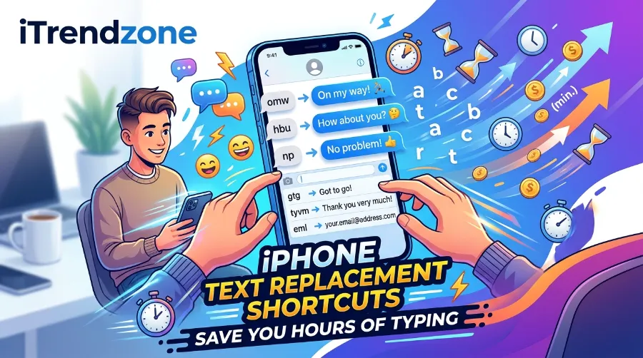 iphone text replacement shortcuts