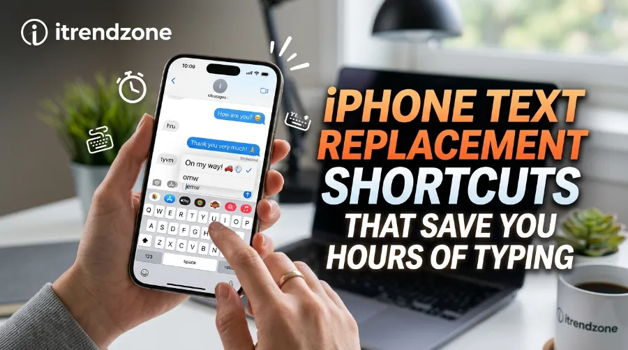 iphone text replacement shortcuts