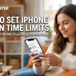 set iphone screen time