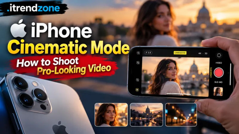 iphone cinematic mode video