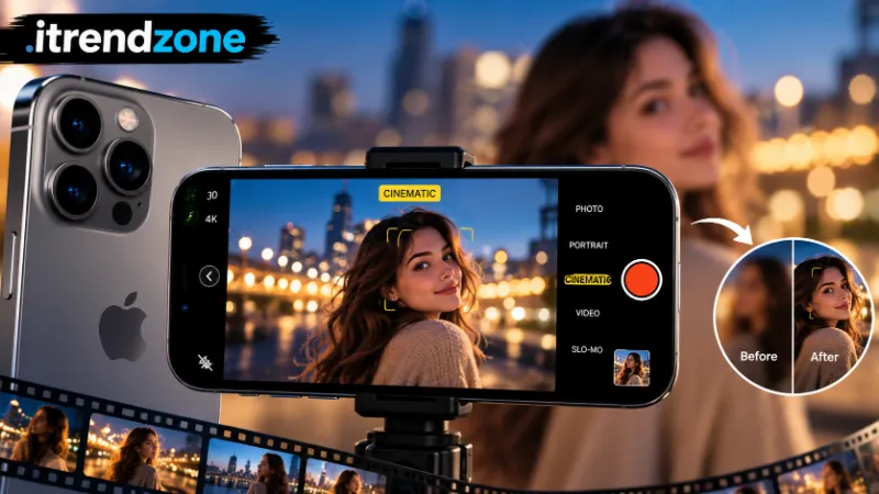 iphone cinematic mode video